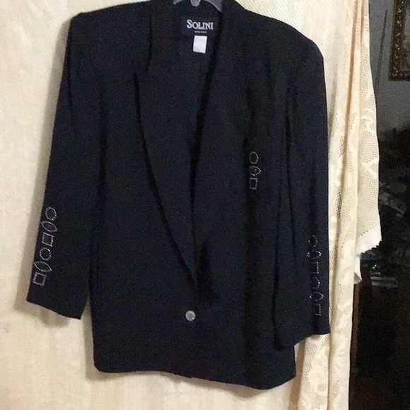 Women’s Solini New York Black LinedJacket 14 - Picture 1 of 4